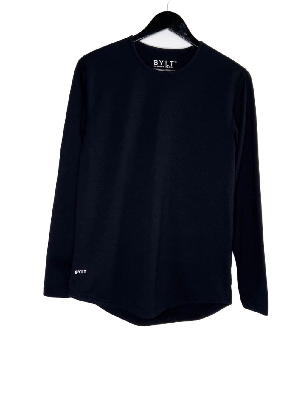 Bylt Top Mens Small Long Sleeve Black